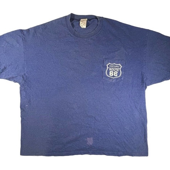 Other - Vintage 1994 Route 66 t-shirt pocket tee men's XXL 90s